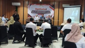 KEGIATAN RAPAT KOORDINASI SEKTOR TEKNIS PENYELENGGARAAN PERIZINAN BERUSAHA BEBASIS RESIKO OLEH DINAS PENANAMAN MODAL DAN PELAYANAN TERPADU SATU PINTU KABUPATEN KEDIRI